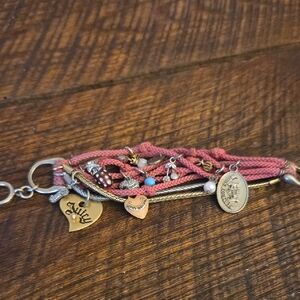 Vintage Juicy Couture Rope Charm Bracelet